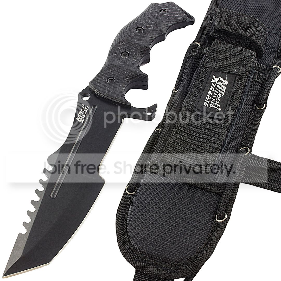 11" MTECH XTREME TACTICAL COMBAT HUNTING KNIFE Survival Military Fixed